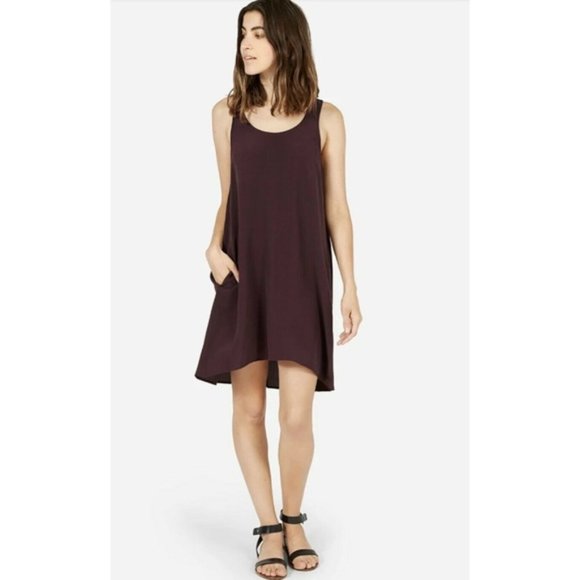 Everlane Dresses & Skirts - Everlane Purple Sleeveless Silk Dress